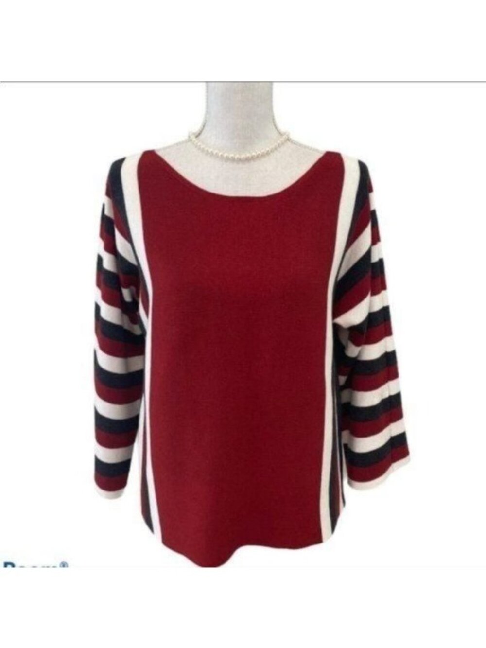 NWT Spense Color-Block Raglan Sweater Size Small - Picture 2 of 10